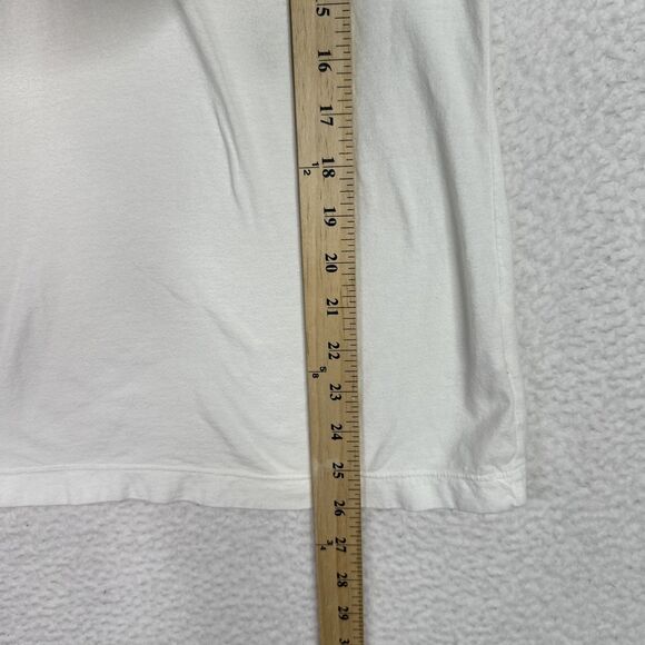 Johnny Was T-Shirt Floral Embroidered White S 100% Cotton Short Sleeve Boho Chic - Picture 13 of 13